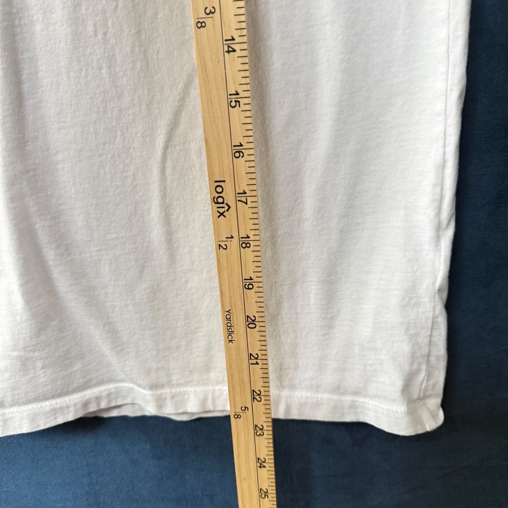 J Crew Striped Ringer Tee‎ Womens Size S White Blue Pink Preppy Classic - Picture 6 of 8